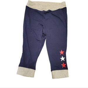 CACIQUE Sleep Lounge Jogger Pants Size 22/24 Navy Stars  NWT